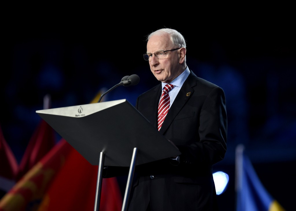 EOC President Patrick Hickey's hopes of preserving the European Games effectively rest on persuading Russia to host the 2019 edition, but they have suffered a blow today ©Getty Images