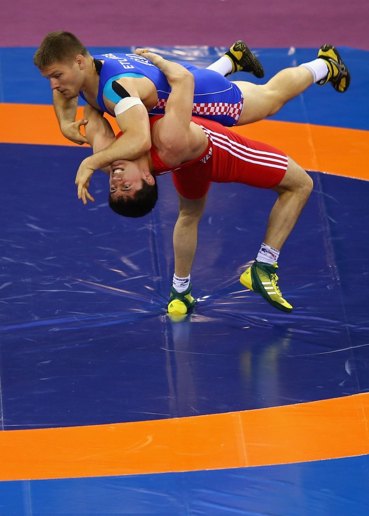 Rasul Chunayev secured a gold medal for host nation Azerbaijan in the 71kg category