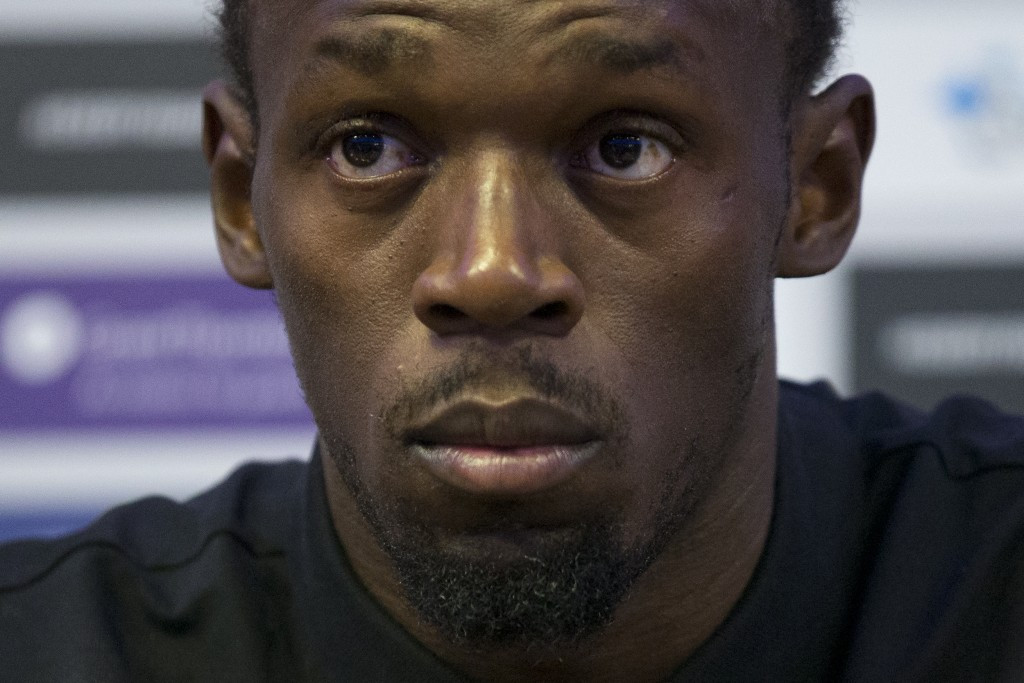 Usain Bolt, pictured in London ahead of his 200m at the Anniversary Games ©Getty Images