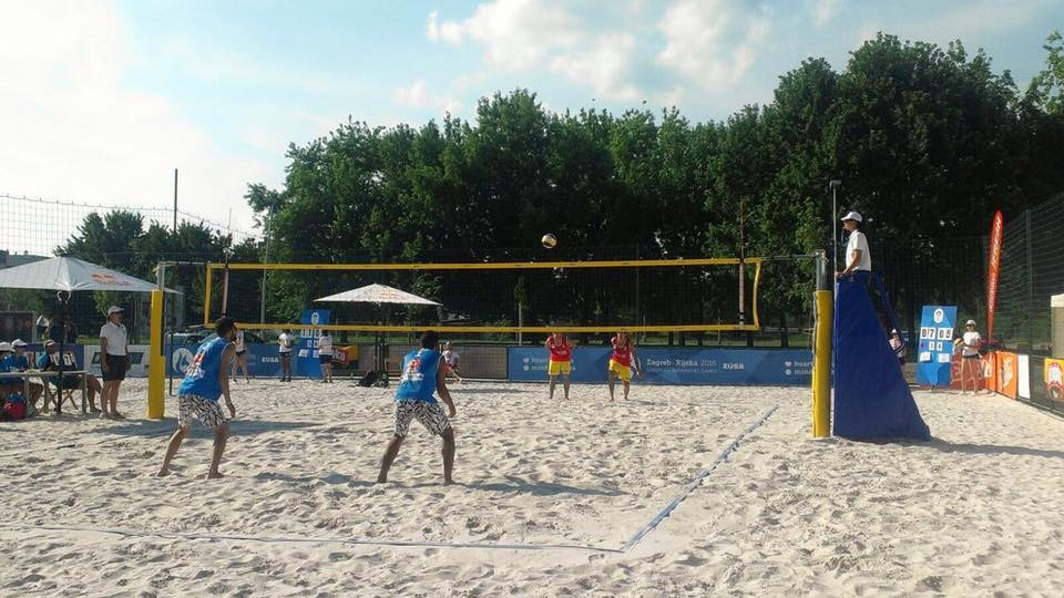 Beach volleyball competition continue in Rijeka ©Facebook/EUG