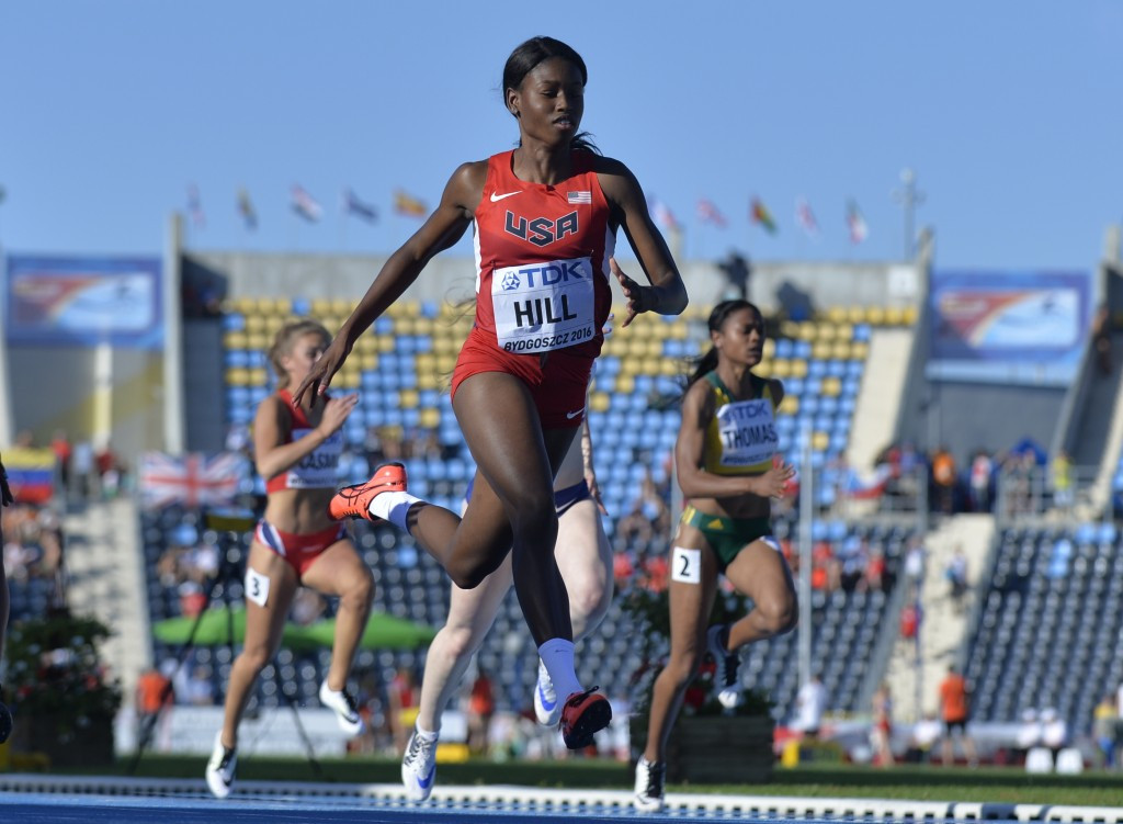 Hill secures women's world junior 100m title in Bydogoszsz