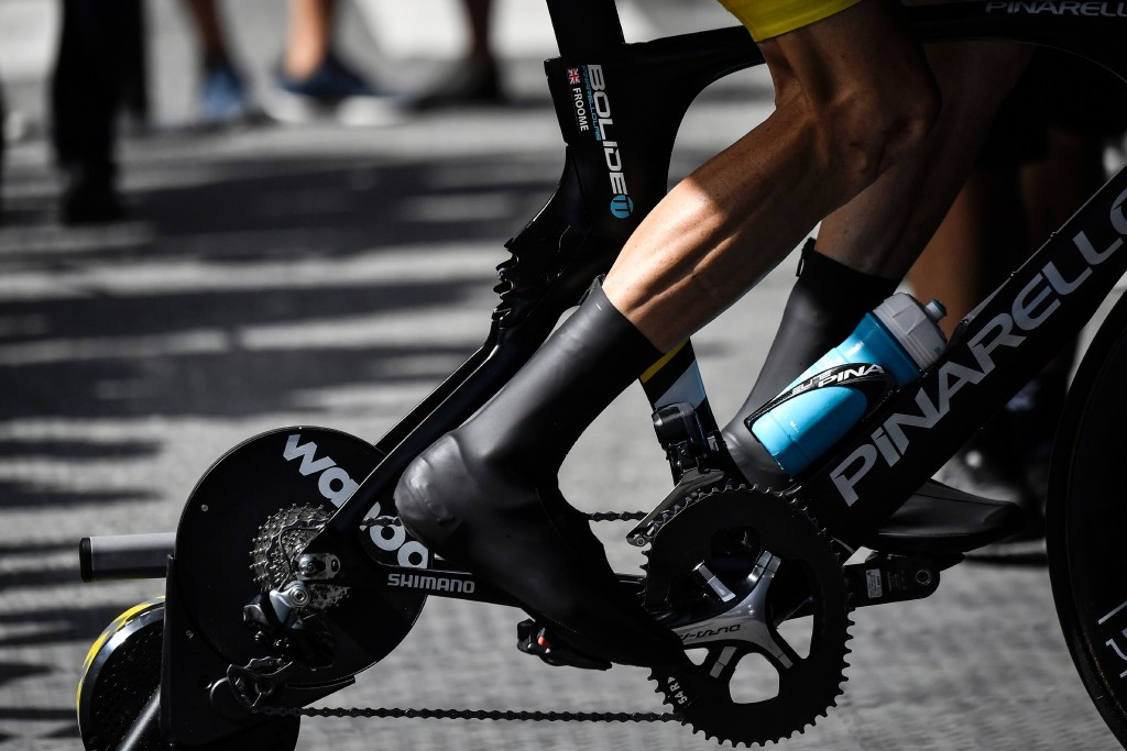 Chris Froome opted to use a specialist time trial bike rather than a standard road one ©Getty Images