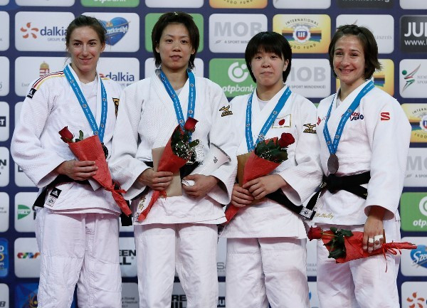 Lien Chen-Ling won Chinese Taipei’s first-ever gold medal in the Grand Prix series ©IJF
