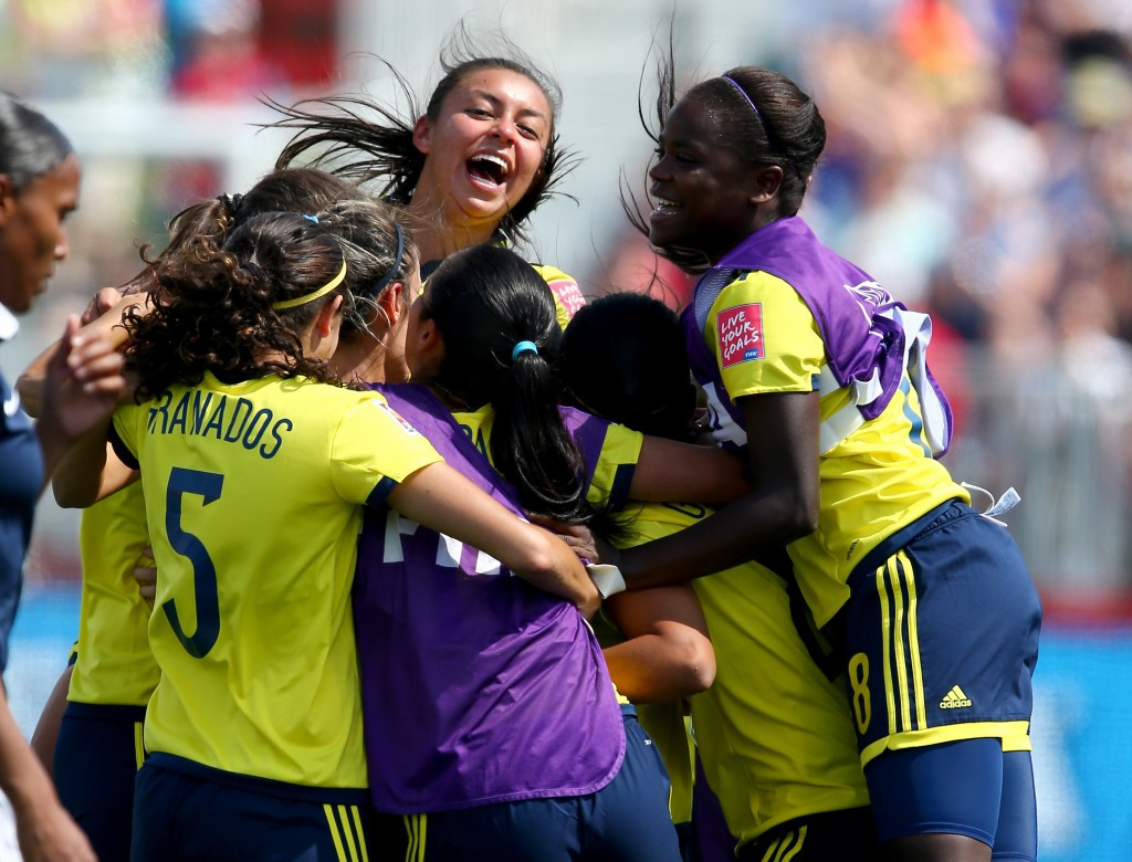 Colombia claimed their first-ever FIFA Women’s World Cup victory, beating France 2-0 ©Getty Images 