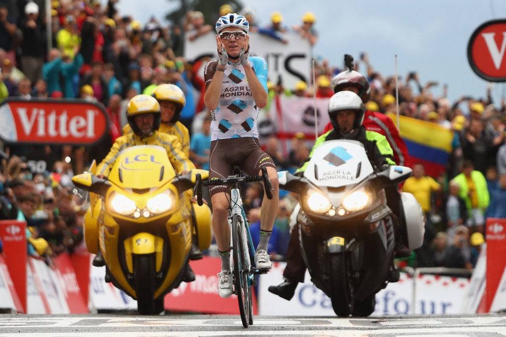 Romain Bardet moved into second place after winning stage 19 ©Getty Images