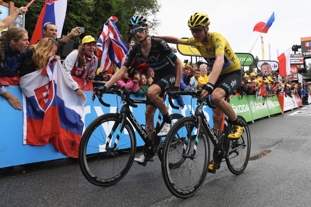 Despite his crash, Froome preserved the majority of his race lead ©Getty Images