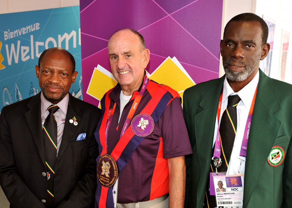 Alphonso Bridgewater (right) said his re-appointment was an honour ©Getty Images