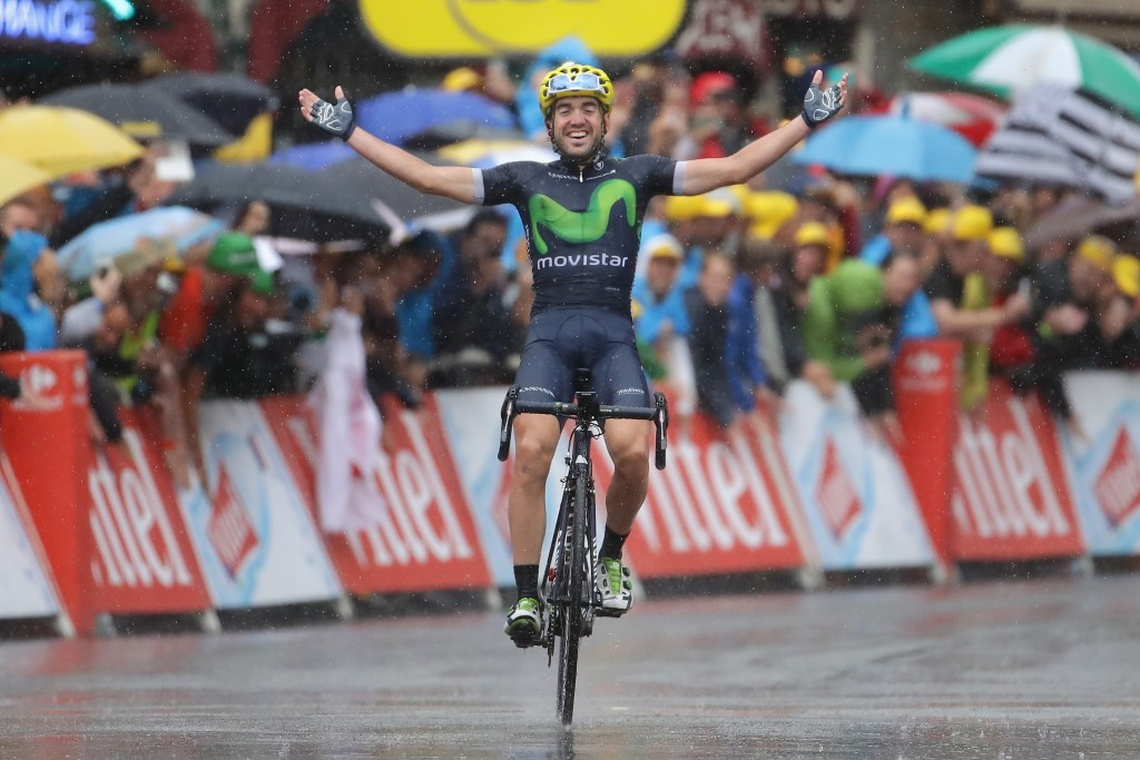 Spaniard Jon Izaguirre of the Movistar team won the penultimate stage ©Getty Images