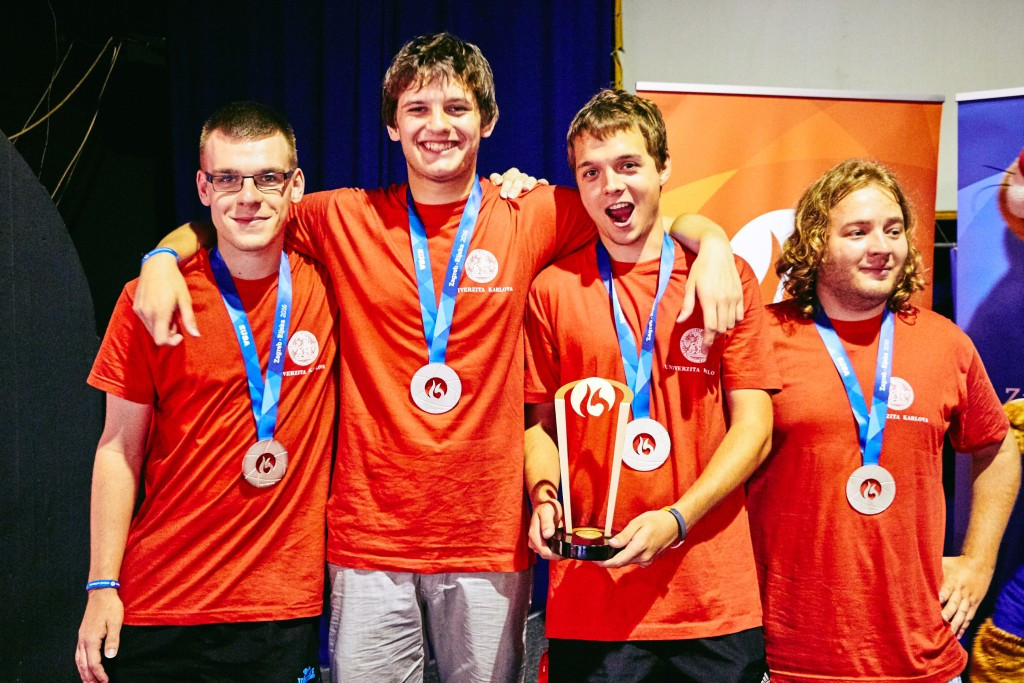 Charles University won the bridge silver medal ©European Universities Games