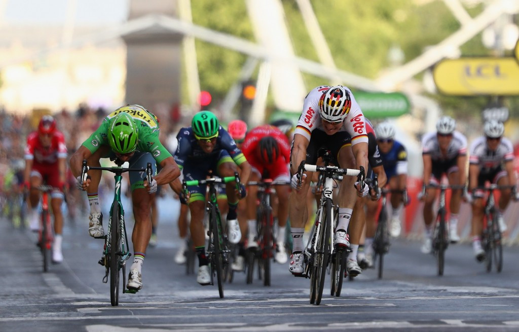 André Greipel won the final stage of the Tour de France for the second straight year ©Getty Images