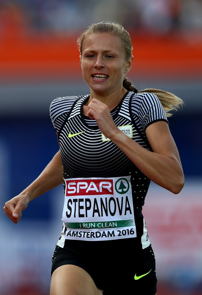 Yuliya Stepanova has been barred from competing at Rio 2016 ©Getty Images