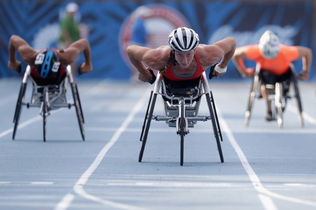 The app also includes a welcome from 11-time Paralympic medallist Tatyana McFadden ©Getty Images