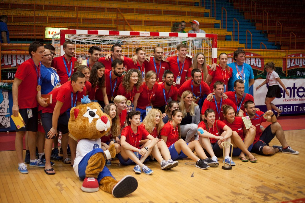 Futsal finals were one of the highlights of the day's action ©EUG