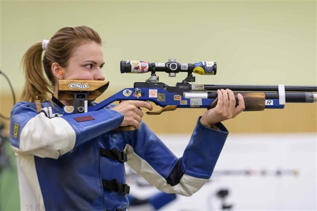 Galina Avramenko was Ukraine's sole senior gold medallist ©ISSF