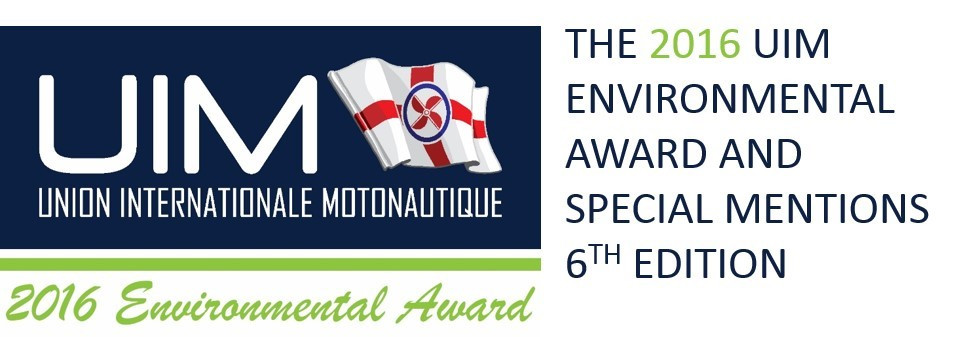 International Union of Powerboating launch 2016 Environmental Award