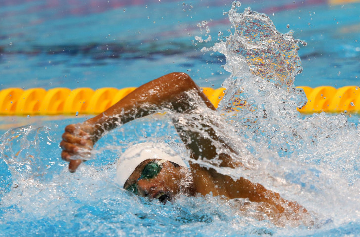 Egypt's Amro El Geziry (pictured) and partner Haydy Morsy took the silver medal
