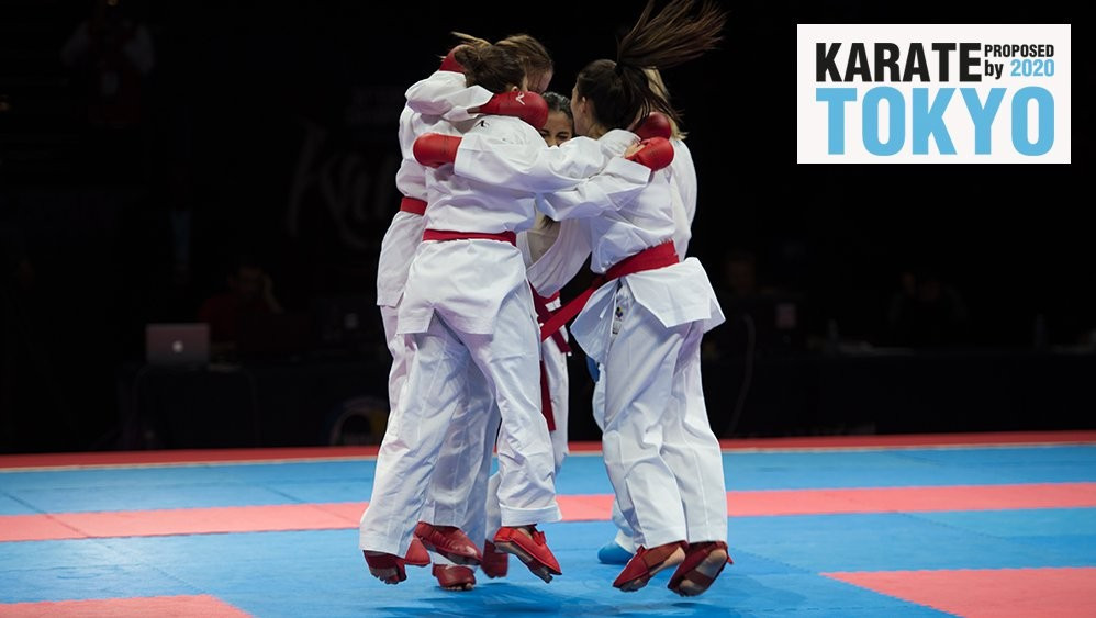 Karate is one of five sports hoping to secure a place on the Olympic programme for Tokyo 2020 ©WKF