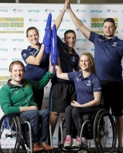 Australian Paralympic athletes launch Optus' #High5 a Paralympian fundraising campaign