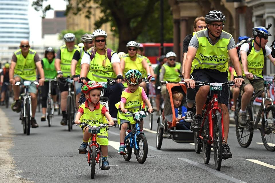 RideLondon also features amateur races and sees more than 95,000 riders of all ages and abilities take part overall ©RideLondon/Facebook