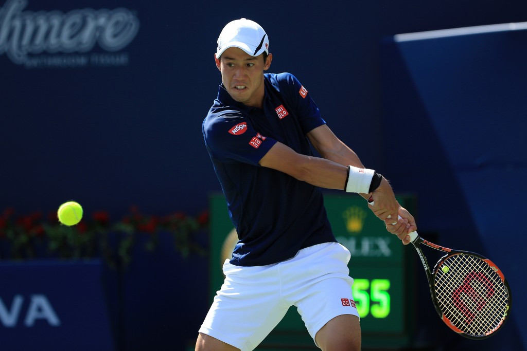 Kei Nishikori will take on Novak Djokovic in the Rogers Cup final after sweeping aside Stanislas Wawrinka ©Getty Images