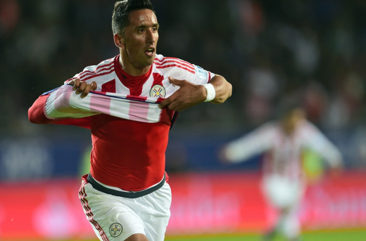 Paraguay's Lucas Barrios denied Argentina victory with a late equaliser