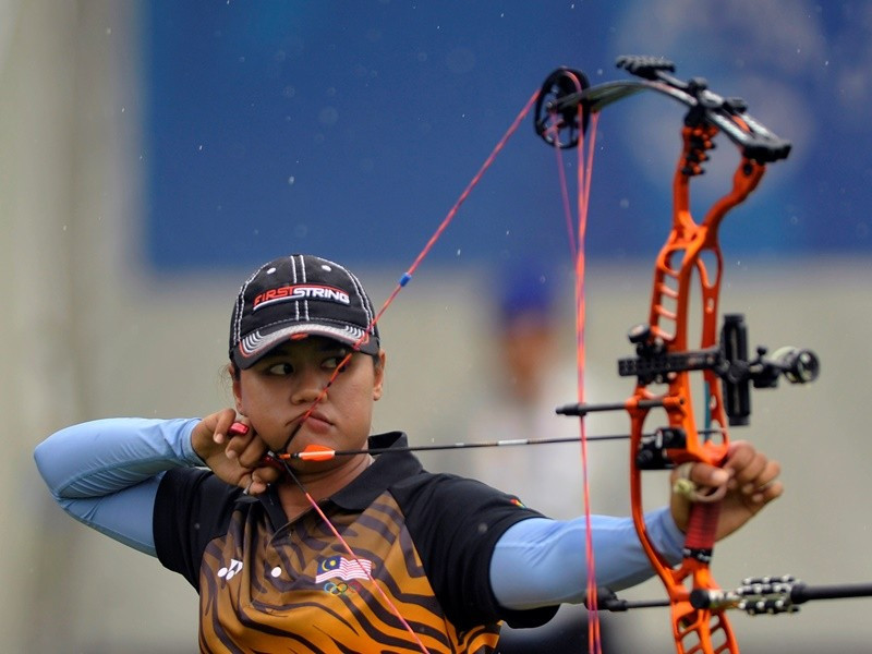 Fatin Nurfatehah Mat Saleh won three gold medals in the space of five hours ©SEA Games