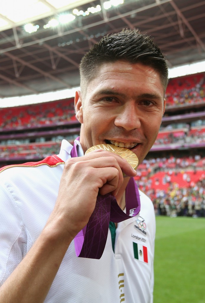 London 2012 hero Oribe Peralta has been called up for Mexico ©Getty Images
