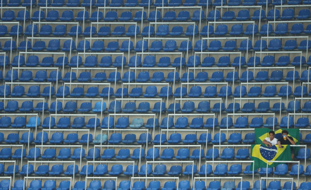 Empty seats were a major concern in the Sweden versus South Africa clash ©Getty Images