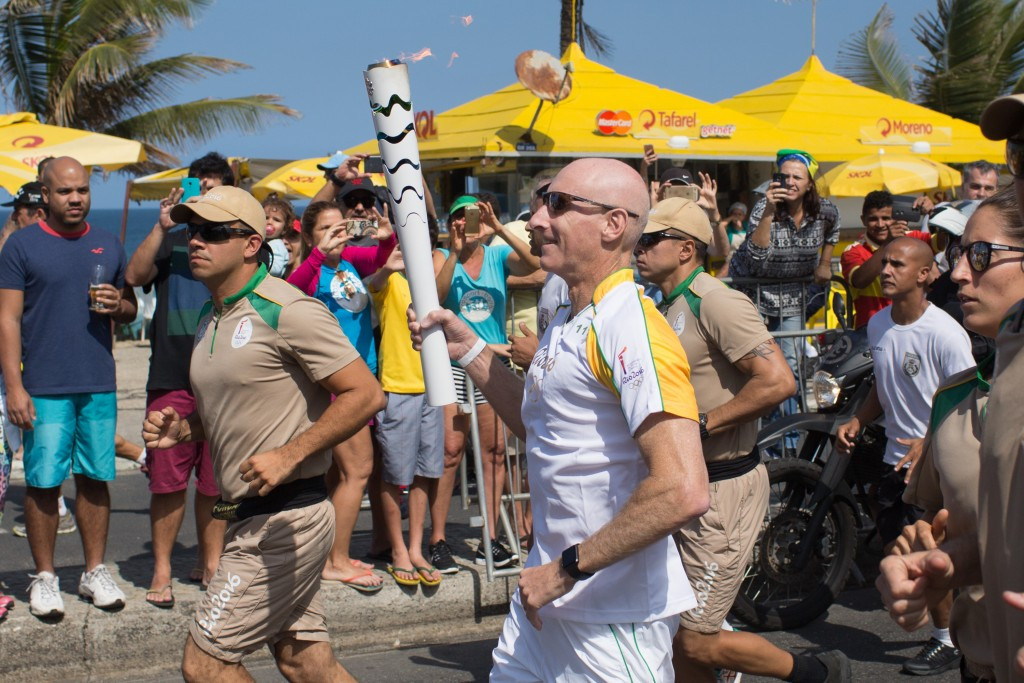 The Rio 2016 Torch Relay entered its penultimate day ©Getty Images