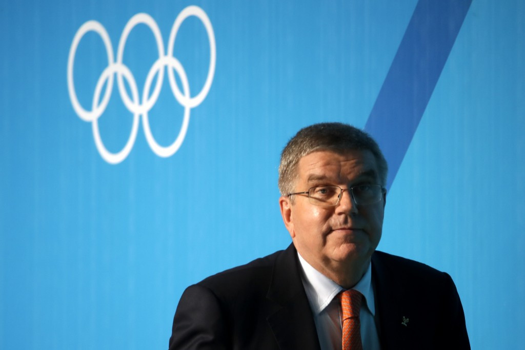 IOC President Thomas Bach delivered another defence of the organisation's stance on Russian participation at Rio 2016 ©Getty Images