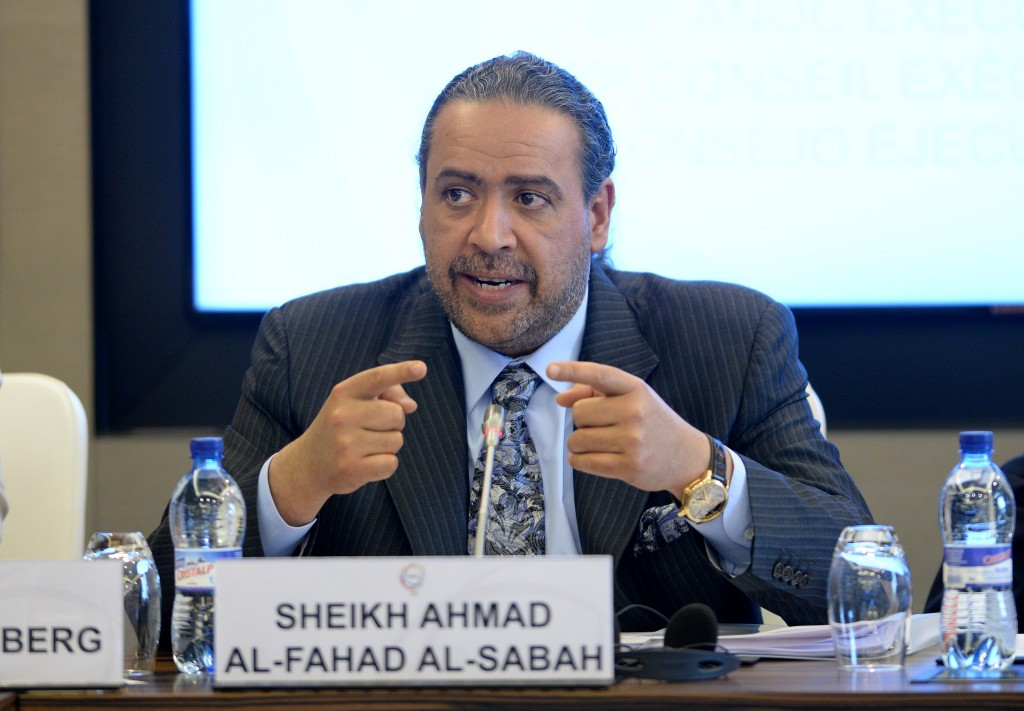 ANOC President Sheikh Ahmad Al-Fahad Al-Sabah chaired the meeting today in Rio ©Getty Images