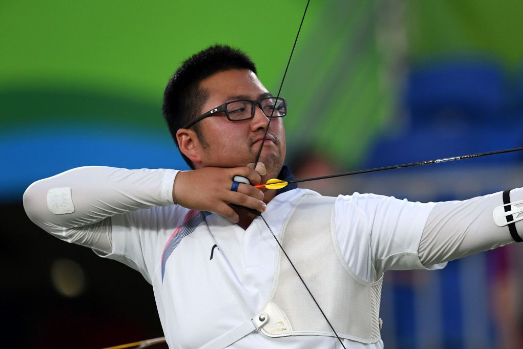 Kim Woojin, snubbed in 2012, follows archery world record with team gold for South Korea