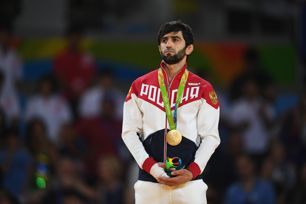 Beslan Mudranov claimed the Olympic gold medal in the men's under 60kg event at Rio 2016 ©Getty Images