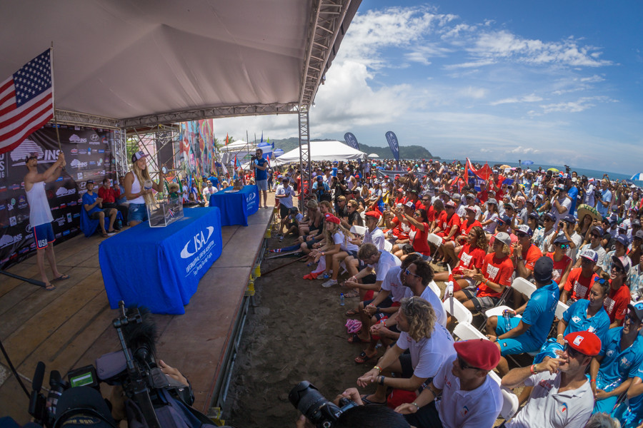 In attendance were 142 athletes from 26 National Teams as well as a host of dignitaries ©ISA