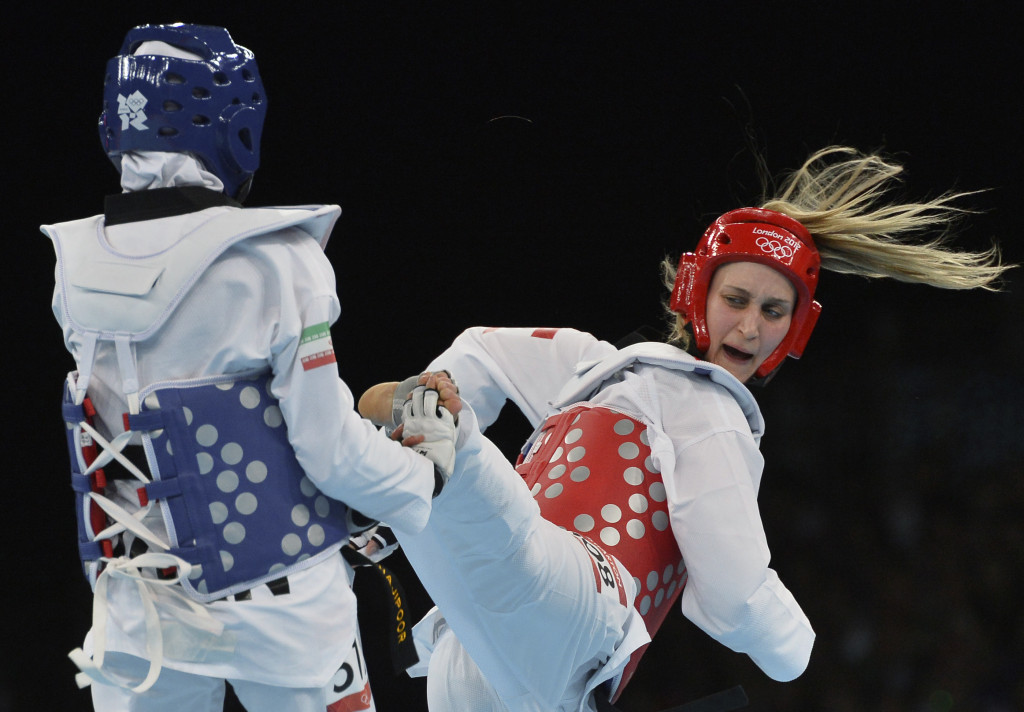 Carmen Marton (right) will represent Australia along with sister Caroline in taekwondo at Rio 2016 ©Getty Images