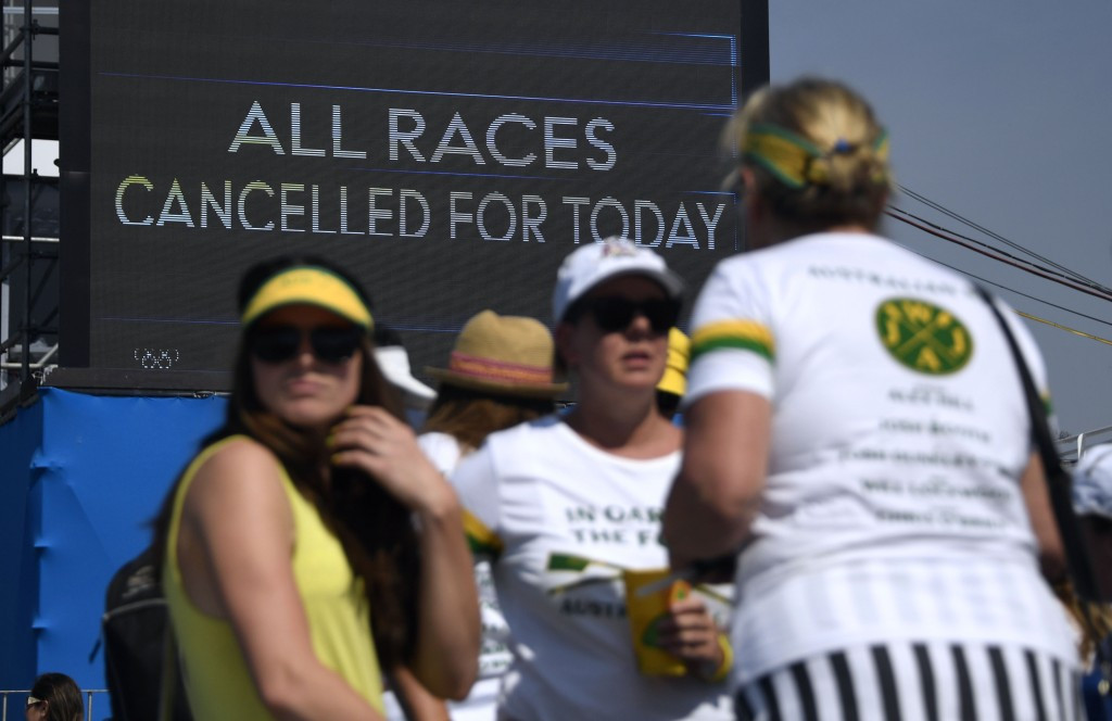 All rowing action was cancelled in Rio today ©Getty Images