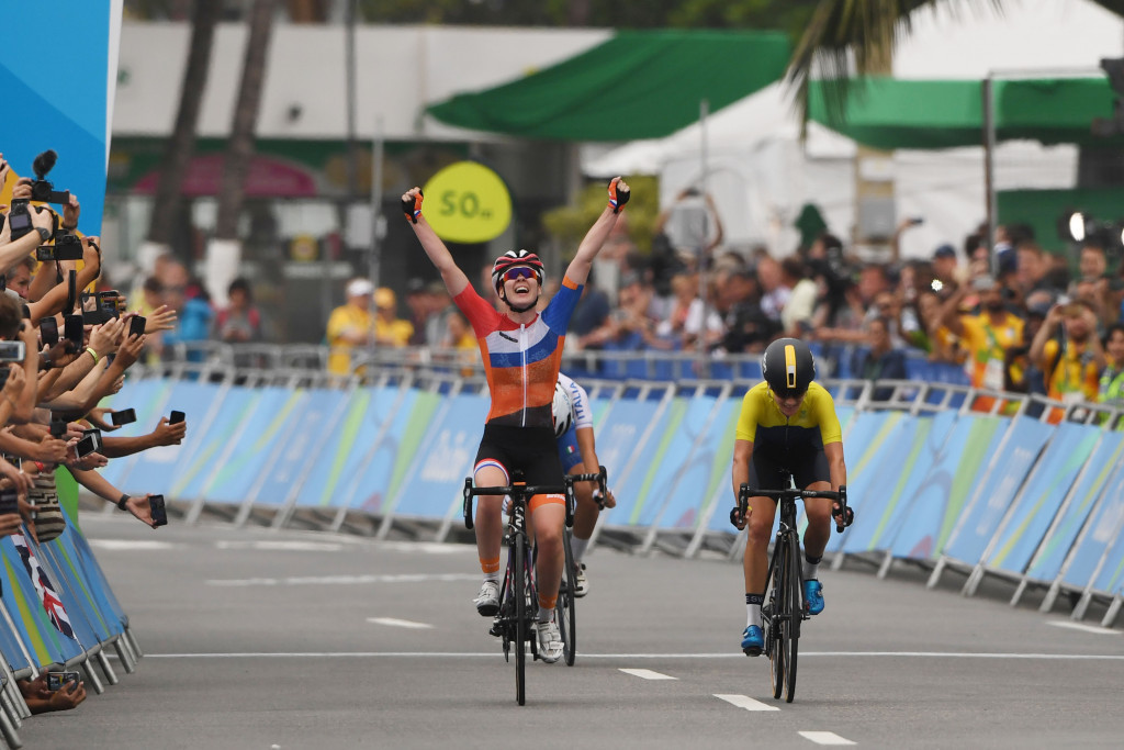 Anna van der Breggen secured The Netherlands' second straight women's road race Olympic gold ©Getty Images