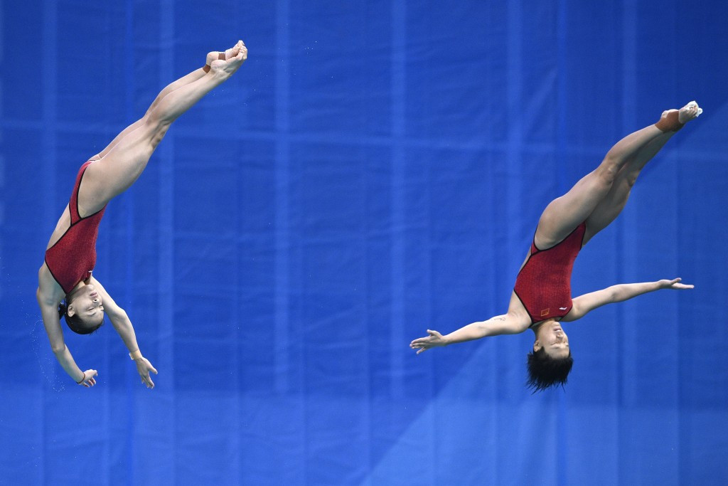 The Chinese pair dominated from start to finish on their way to Olympic gold at Rio 2016 ©Getty Images