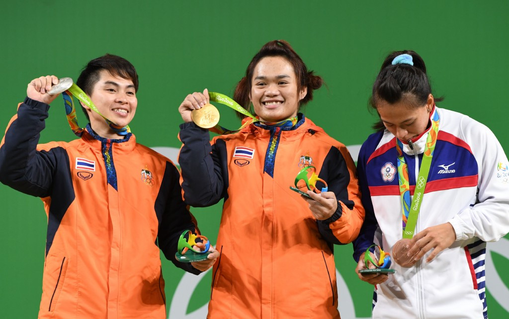 Thailand secured a remarkable one-two in the women's 58kg competition ©Getty Images