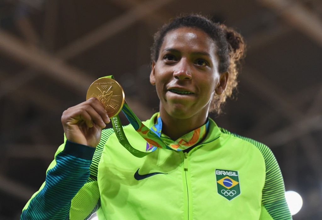 Girl from the City of God wins Brazil's first Olympic gold medal at Rio 2016