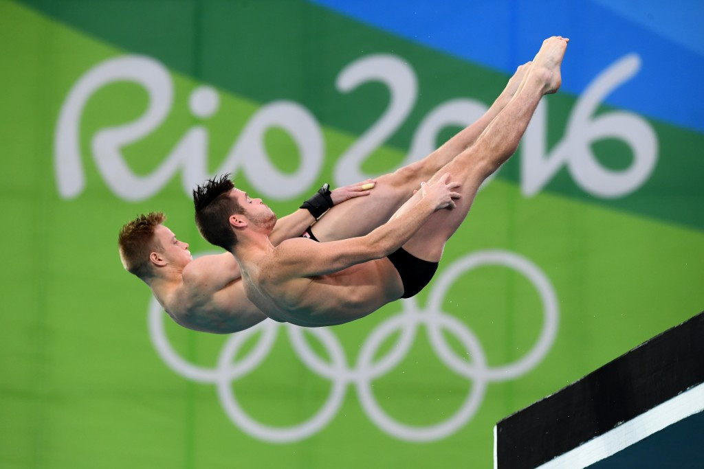 America's David Boudia and Steele Johnson won silver with a series of strong dives ©Getty Images