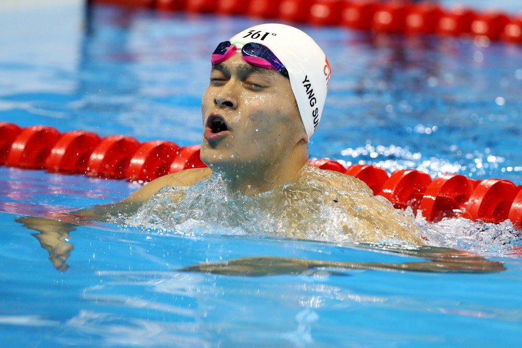 Sun Yang of China claimed 200m freestyle gold tonight ©Getty Images