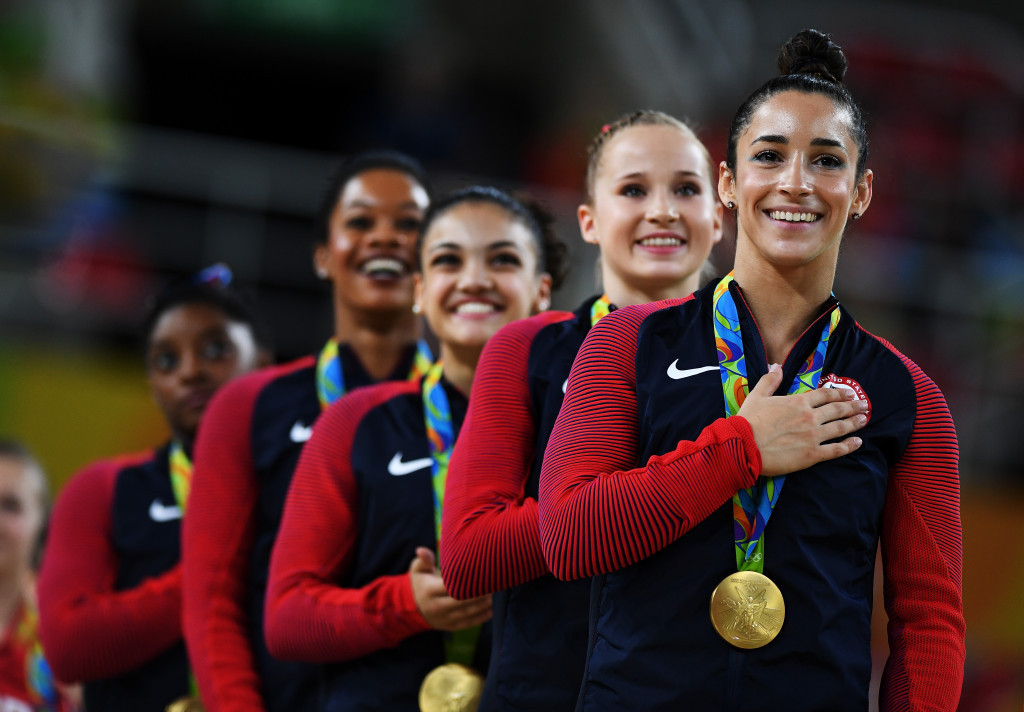 Biles begins drive for five as US dominate women's artistic gymnastics team final