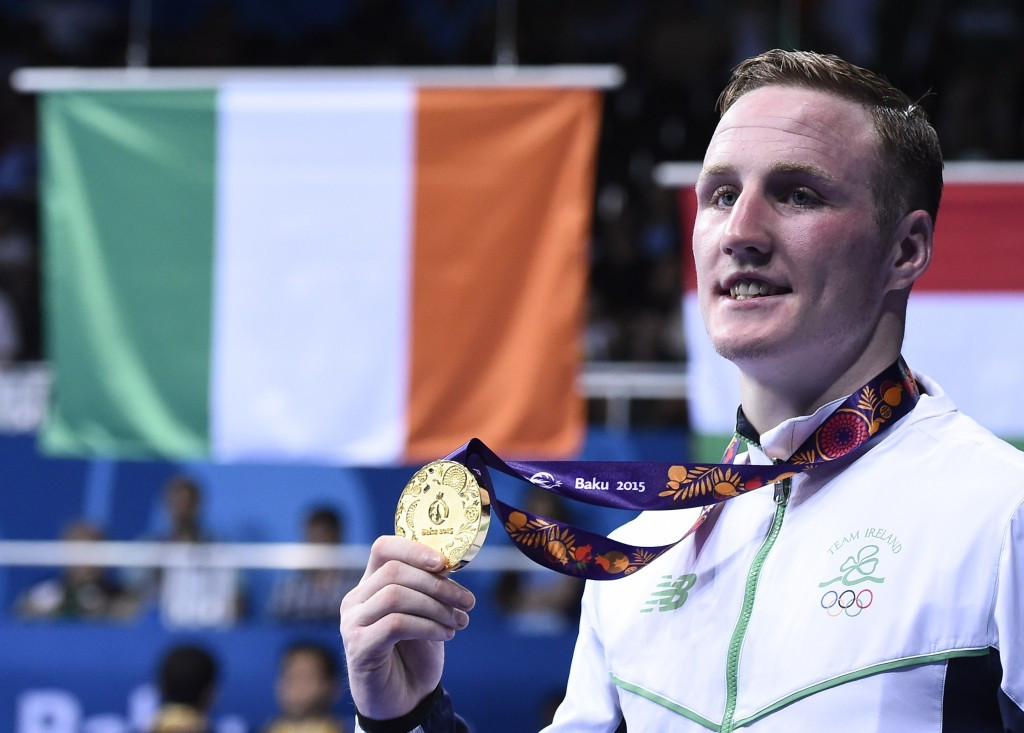 Ireland's Michael O'Reilly won gold at the Baku 2015 European Games ©Getty Images