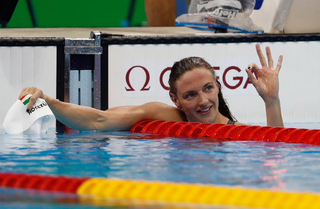 
Katinka Hosszu won her third gold medal of the Games in the 200m individual medley ©Getty Images