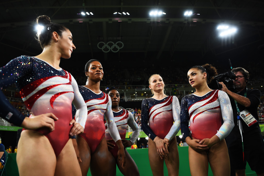 The women's gymnastics team were other American heroes tonight with a dominant gold medal ©Getty Images