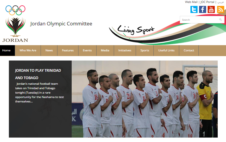 The website aims to allow the JOC to communicate better with its National Federations and local sports fans