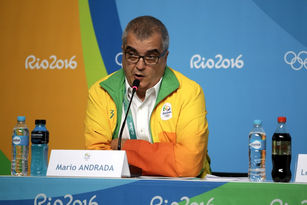 Rio 2016 director of communications Mario Andrada has once been again forced to defend his claim that the city would be the safest place in the world during the Olympics ©Getty Images 