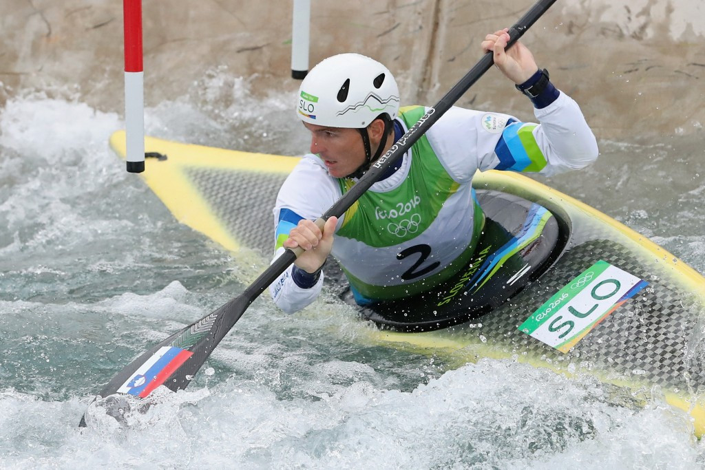 Slovenia's Peter Kauzer had to settle for the silver medal ©Getty Images