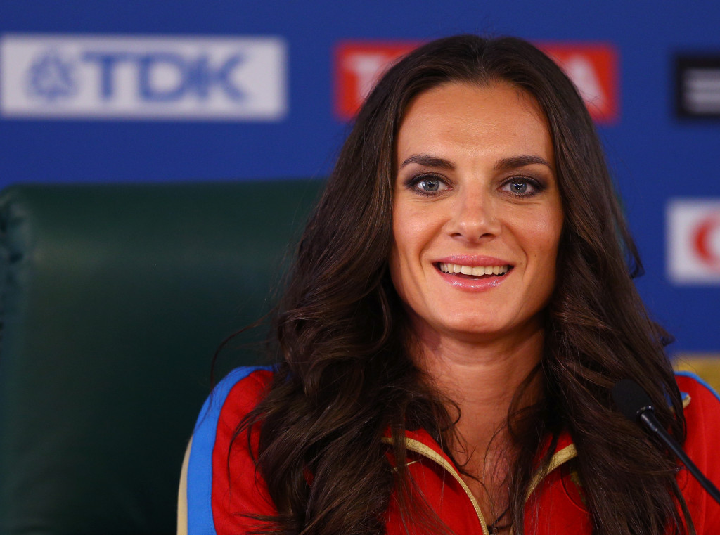Yelena Isinbayeva has officially announced she will stand to become President of the All-Russia Athletic Federation ©Getty Images